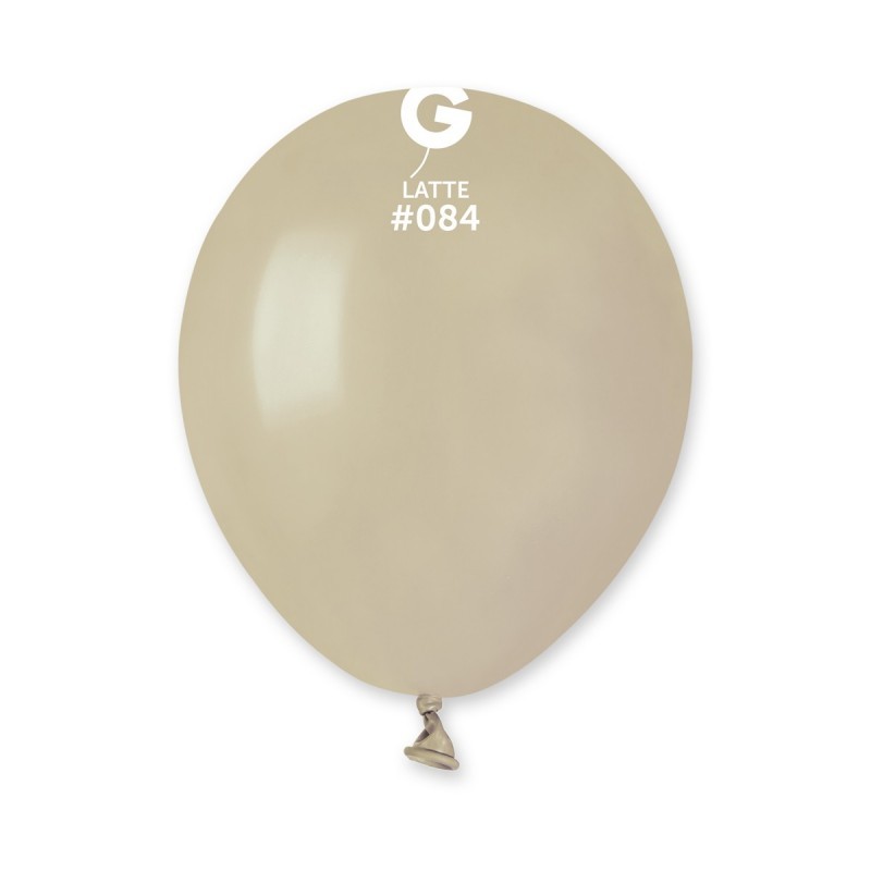 50 BALLONS LATTE BIO LATEX 13 CM 084