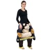 DEGUISEMENT ASSIS DESSUS OU A DOS DE SINGE TAILLE UNIQUE 