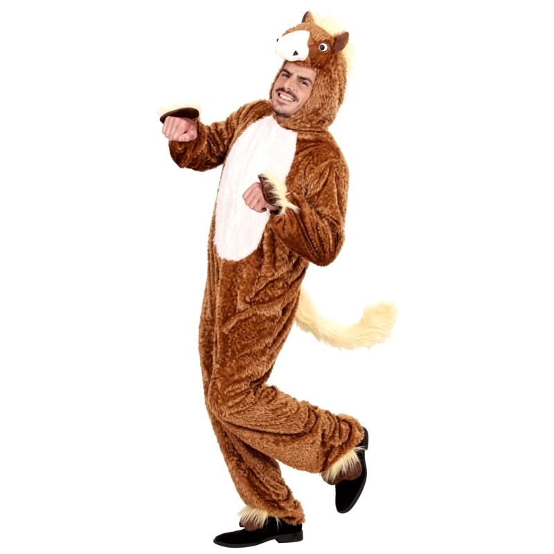 DEGUISEMENT CHEVAL EN PELUCHE TAILLE M TYPE PYJAMA