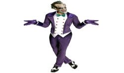 DEGUISEMENT JOKER VESTE COURTE TAILLE STANDARD