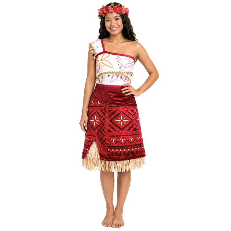 DEGUISEMENT PRINCESSE VAIANA OU MOANA ROBE FILM 2 TAILLE 130 CM