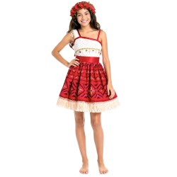 DEGUISEMENT PRINCESSE VAIANA OU MOANA ROBE FILM 2 TAILLE 140 CM