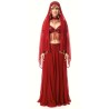 DEGUISEMENT DANSEUSE DU VENTRE LUXE ROUGE TAILLE M