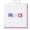 16 SERVIETTES FRANCE BLEU BLANC ROUGE 33 X 33 CM 
