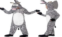 DEGUISEMENT MADAGASCAR ZEBRE MARTY TAILLE 7-9 ANS