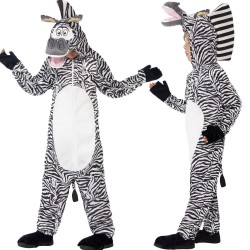 DEGUISEMENT MADAGASCAR ZEBRE MARTY TAILLE 7-9 ANS