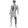 DEGUISEMENT SECONDE PEAU ROBOTIC TAILLE M