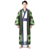 DEGUISEMENT RORONOA ZORO ONE PIECE KIMONO VERT TAILLE M