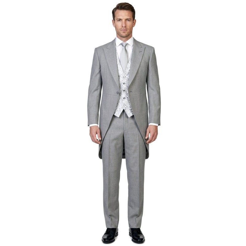 VESTE QUEUE DE PIE GRISE TAILLE 50/52