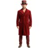 DEGUISEMENT VESTE BORDEAUX WILLY WONKA TAILLE L
