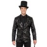 DEGUISEMENT VESTE PAILLETTE NOIR TAILLE M