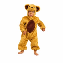 DEGUISEMENT PETIT OURS MARRON CLAIR TAILLE 3 ANS COMBINAISON + BONNET