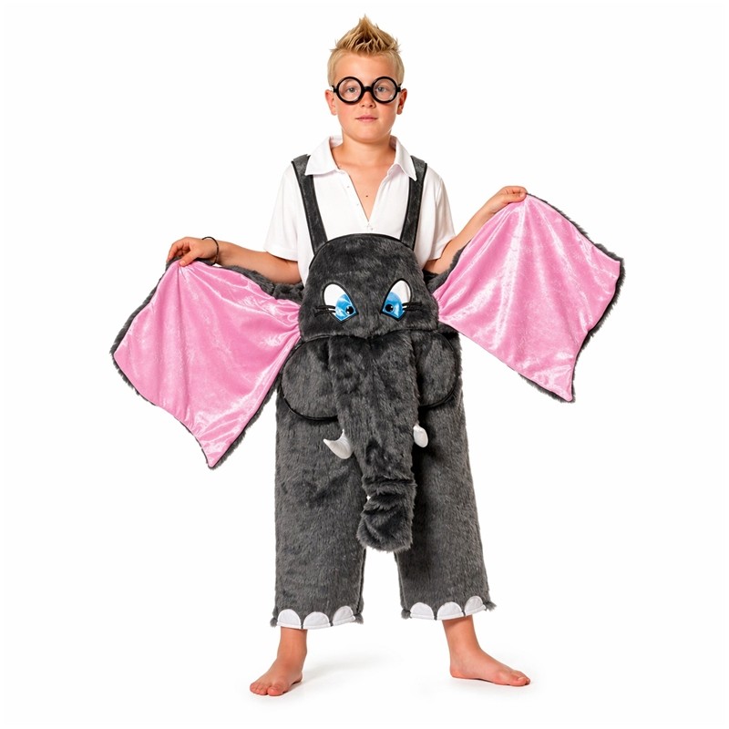 DEGUISEMENT ELEPHANT DUMBO SALOPETTE TAILLE 6 ANS 