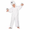 DEGUISEMENT OURS BLANC TAILLE 104 COMBINAISON A CAPUCHE