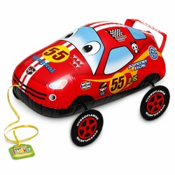 BALLON AIRWALKER VOITURE ROUGE 50 CM