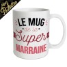 MUG PAILLETTES SUPER MARRAINE