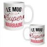 MUG PAILLETTES SUPER MARRAINE