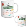 MUG LA RETRAITE C'EST LA BELLE VIE