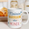 MUG PAILLETTES MEILLEURE MARRAINE DU MONDE