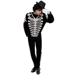 DEGUISEMENT MICKAEL JACKSON VESTE + PANTALON TAILLE 54 ENSEMBLE VELOURS