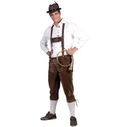 DEGUISEMENT PANTACOURT TYROLIEN EFFET CUIR TAILLE 48/50