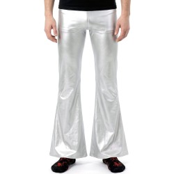 DEGUISEMENT PANTALON PATTE D'EPH GRIS ARGENT STRECH TAILLE M OU L