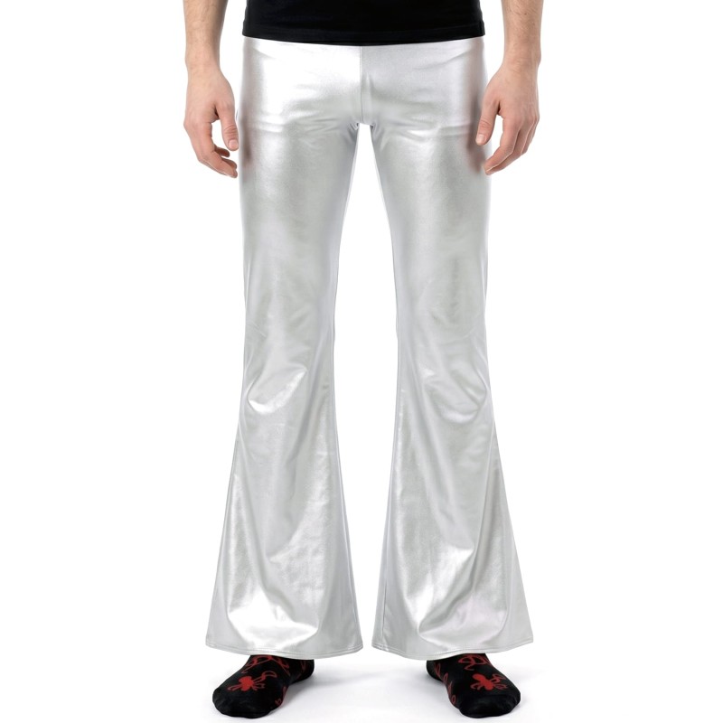 DEGUISEMENT PANTALON PATTE D'EPH GRIS ARGENT STRECH TAILLE M OU L