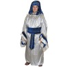 DEGUISEMENT PHARAON LUXE BLANC/BLEU/OR TAILLE 50
