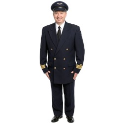 DEGUISEMENT PILOTE AIR FRANCE DE LUXE TAILLE 52