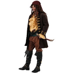 DEGUISEMENT PIRATE BARBE ROUSSE TAILLE M-L