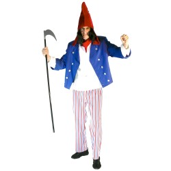 DEGUISEMENT REVOLUTIONNAIRE FRANCAIS TAILLE M-L PANTALON + CHAPEAU