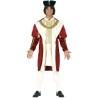 DEGUISEMENT ROI MEDIEVAL ROUGE ET OR TAILE M 