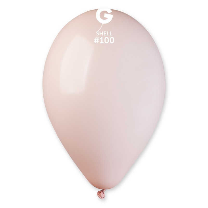 50 BALLONS COQUILLE BIO LATEX 28-30 CM 100