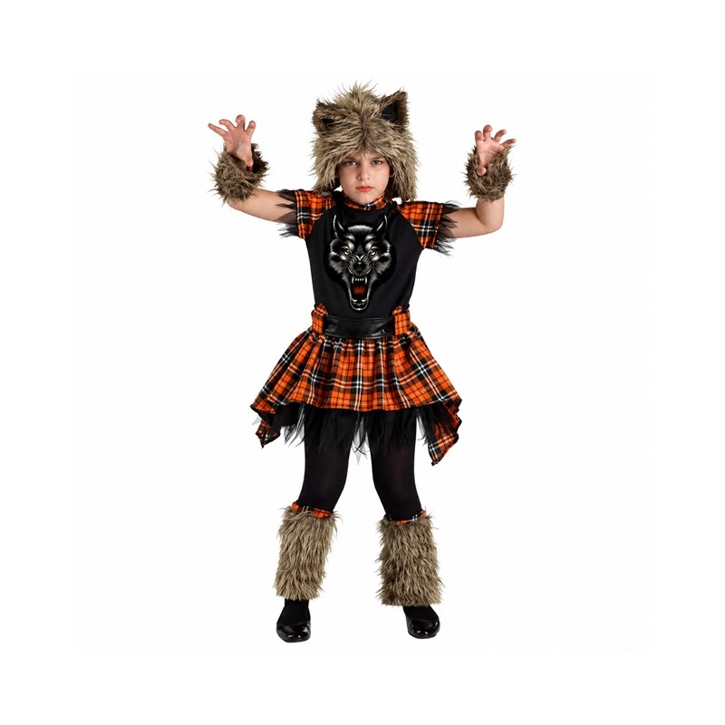 DEGUISEMENT LOUVE ROBE WEREWOLF TAILLE 12 ANS