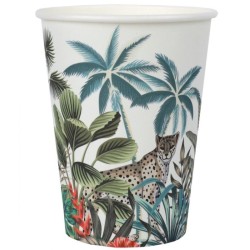 10 GOBELETS CARTON TROPICAL JAVA 25 CL 