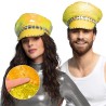 CASQUETTE SEQUIN JAUNE MANDY CANDY