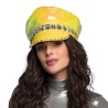 CASQUETTE SEQUIN JAUNE MANDY CANDY