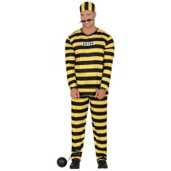 DEGUISEMENT HOMME PRISONNIER TAILLE L 