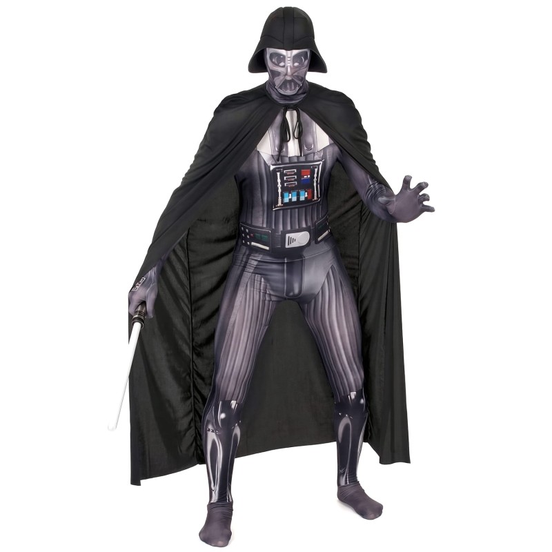 DEGUISEMENT HOMME STAR WARS DARK VADOR MORPHSUITS TAILLE L 