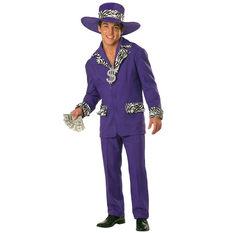 DEGUISEMENT JOHNnY CHIC VIOLET TAILLE 54