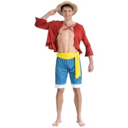 DEGUISEMENT MANGA ONE PIECE LUFFY TAILLE L