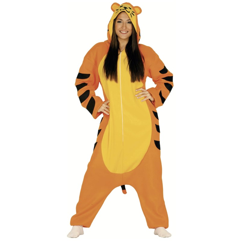 DEGUISEMENT KIGURUMI PYJAMA TIGRE ORANGE TAILLE M