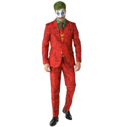 DEGUISEMENT JOKER VILAIN COSTUME ROUGE TAILLE L