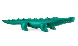 BALLON METALLIQUE CROCODILE VERT GONFLABLE A L'AIR 126 X 36 CM 