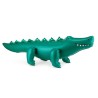BALLON METALLIQUE CROCODILE VERT GONFLABLE A L'AIR 126 X 36 CM 