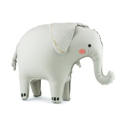 BALLON METALLIQUE ELEPHANT GRIS 91 X 61 CM GONFLABLE A L'AIR