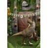 BALLONS METALLIQUE DINAUSAURE JURASSIC WORLD T REX BRUN 92 X 98 CM 
