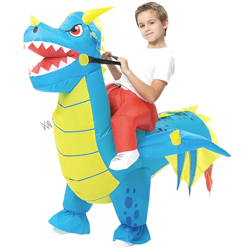 DEGUISEMENT DRAGON GONFLABLE TAILLE 90-120 CM 