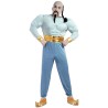DEGUISEMENT GENIE DE LA LAMPE BLEU MUSCLE TAILLE L