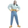 DEGUISEMENT GENIE DE LA LAMPE BLEU MUSCLE TAILLE L